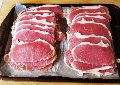 Sliced back bacon