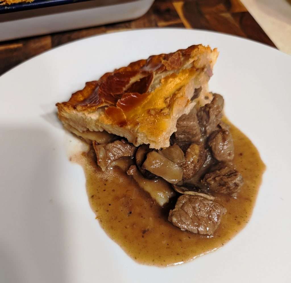 Steak and Mushroom Pie