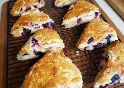 blueberry scones