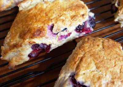blueberry scones