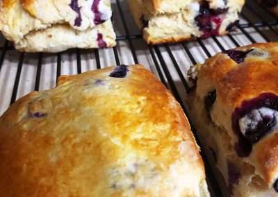 blueberry scones