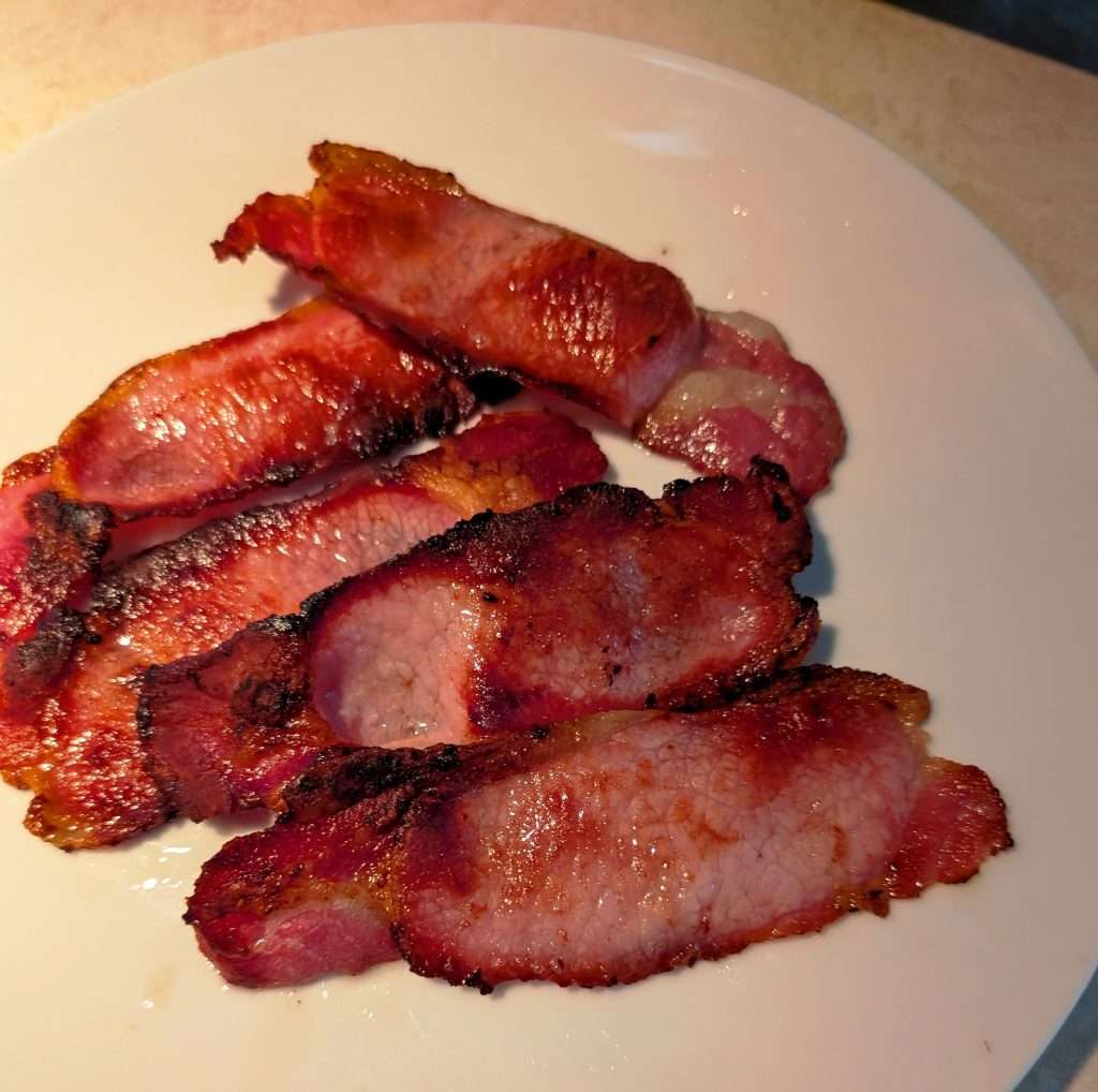 homemade dry cure back bacon
